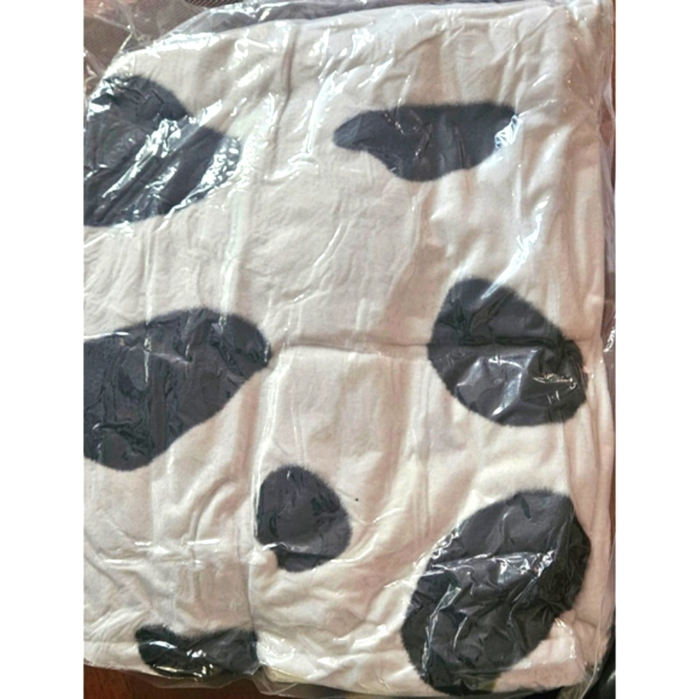 Cow Blanket Hoodie Oversized Sherpa. - Picture 7 of 7